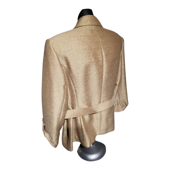 Jones NY wheat gold belted blazer - Picture 1 of 6